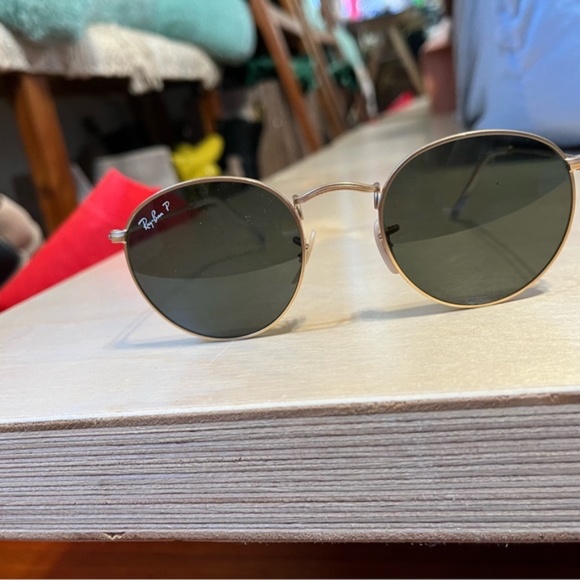 Polarized round Raybans main image 5